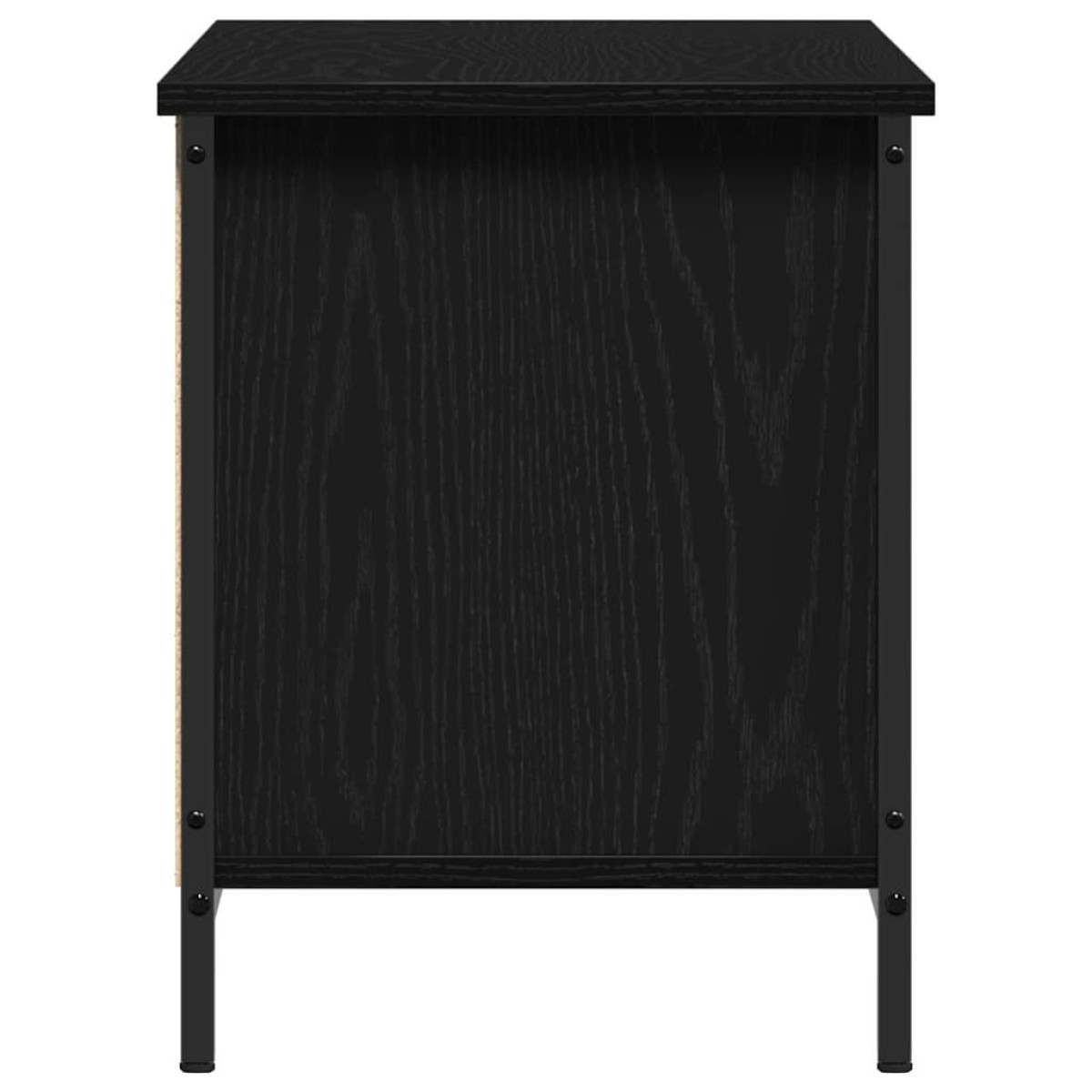vidaXL Ντουλάπι TV 102 x 35 x 45 εκ. Μαύρη Οξυά Επεξεργασμένο Ξύλο