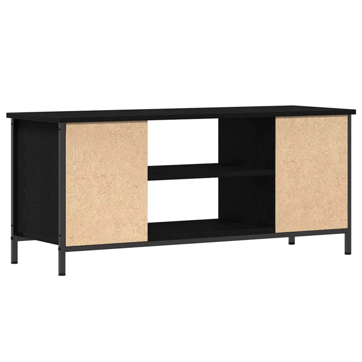 vidaXL Ντουλάπι TV 102 x 35 x 45 εκ. Μαύρη Οξυά Επεξεργασμένο Ξύλο