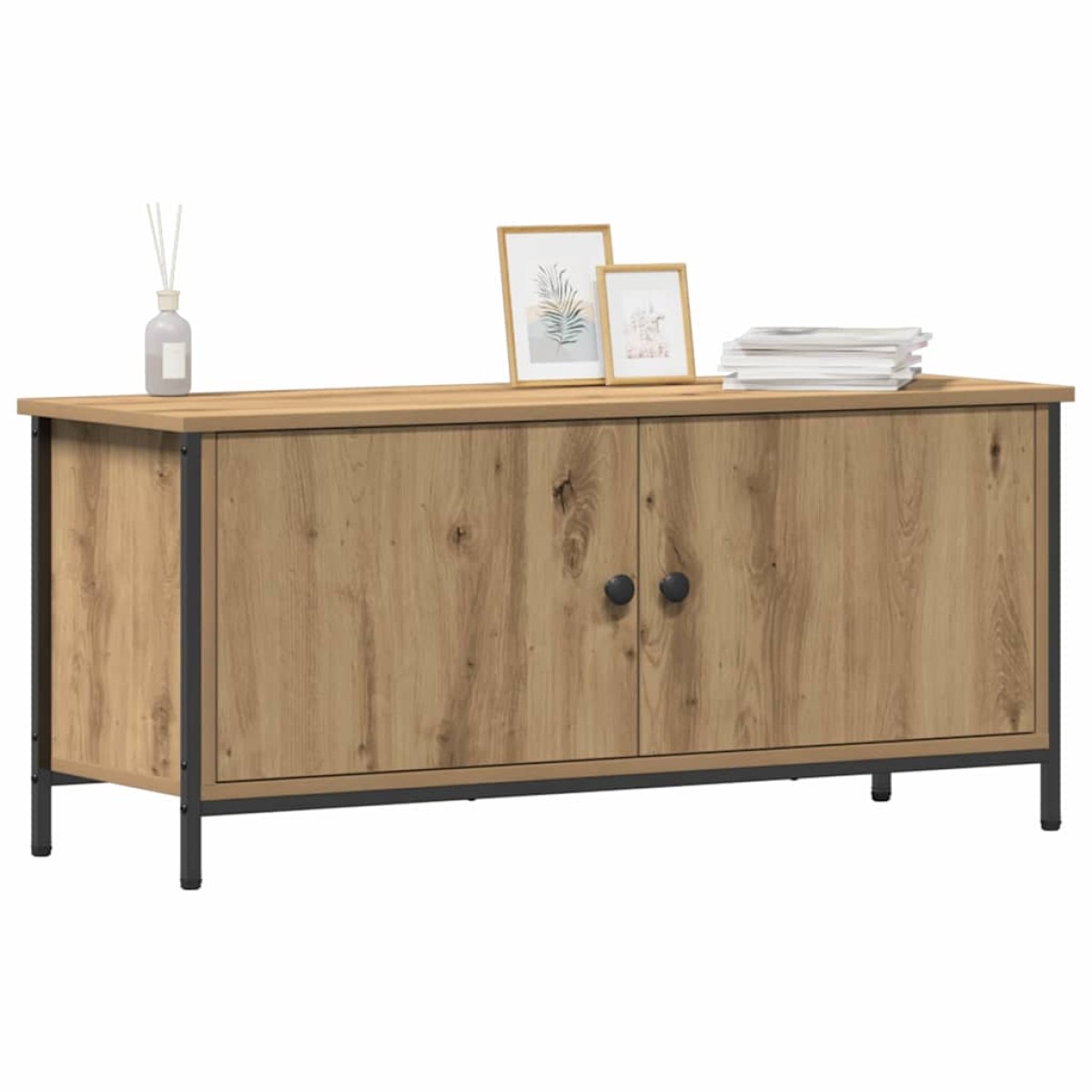 vidaXL Ντουλάπι TV 100 x 35 x 45 εκ. Artisan Oak Επεξεργασμένο Ξύλο