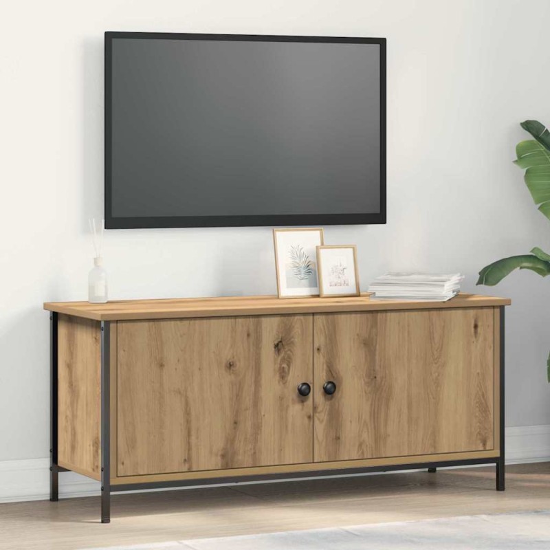 vidaXL Ντουλάπι TV 100 x 35 x 45 εκ. Artisan Oak Επεξεργασμένο Ξύλο