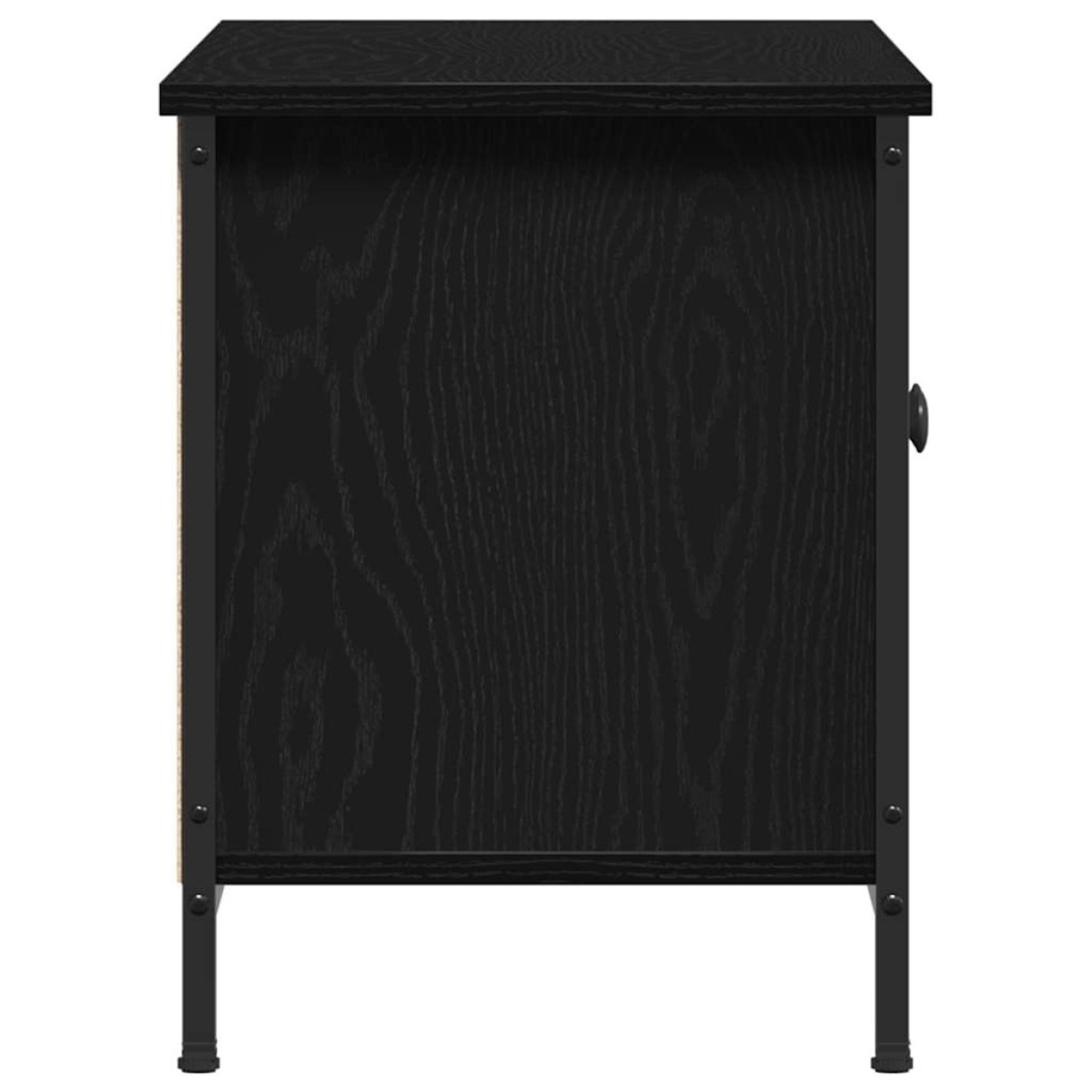 vidaXL Ντουλάπι TV 100 x 35 x 45 εκ. Μαύρη Οξυά Επεξεργασμένο Ξύλο