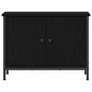 vidaXL Ντουλάπι TV 60 x 35 x 45 εκ. Μαύρη Οξυά Επεξεργασμένο Ξύλο