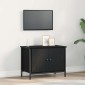 vidaXL Ντουλάπι TV 60 x 35 x 45 εκ. Μαύρη Οξυά Επεξεργασμένο Ξύλο
