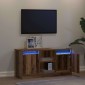vidaXL Μονάδες TV 100 x 34 x 50 εκ Καφέ Επεξεργασμένο ξύλο