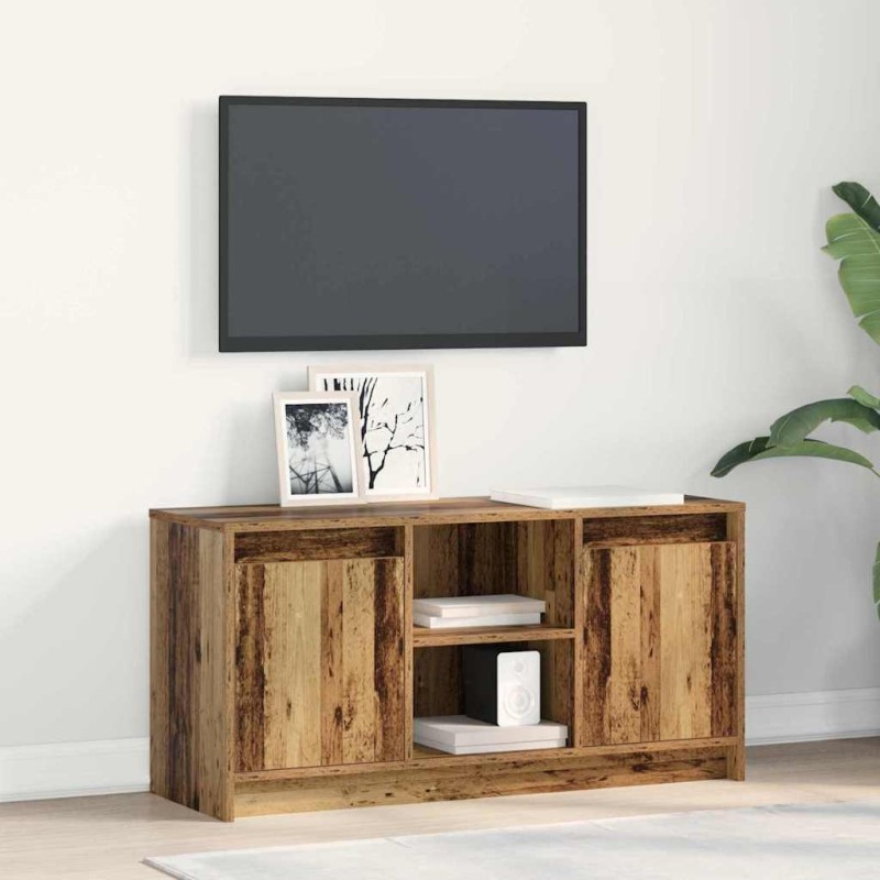 vidaXL Μονάδες TV 100 x 34 x 50 εκ Καφέ Επεξεργασμένο ξύλο