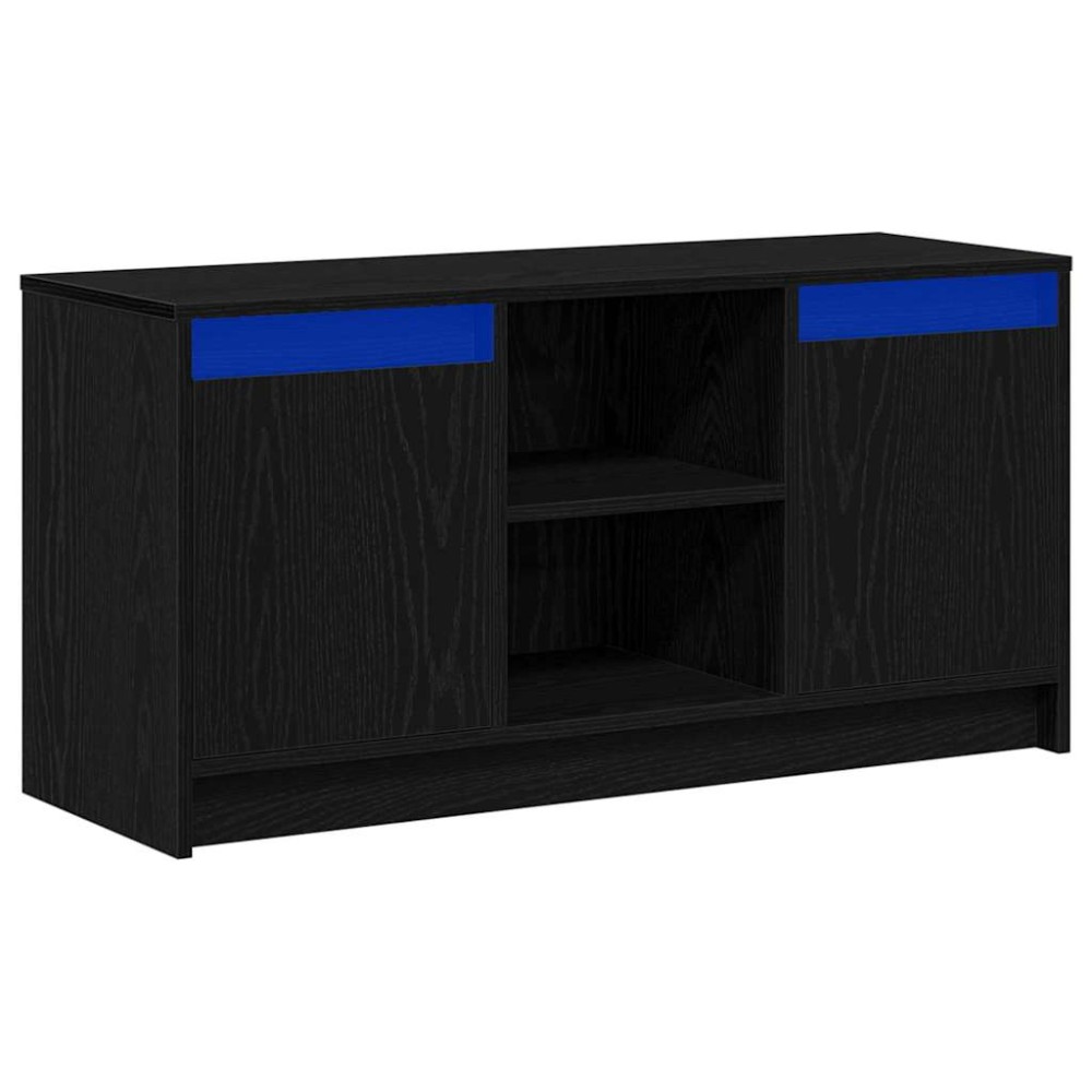 vidaXL Μονάδες TV 100 x 34 x 50 εκ Μαύρο Επεξεργασμένο ξύλο