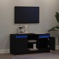 vidaXL Μονάδες TV 100 x 34 x 50 εκ Μαύρο Επεξεργασμένο ξύλο
