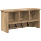 vidaXL Τοίχου Κρεμάστρα Επιτοίχιο Artisan Oak 50 x 16 x 26 εκ