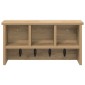 vidaXL Τοίχου Κρεμάστρα Επιτοίχιο Artisan Oak 50 x 16 x 26 εκ