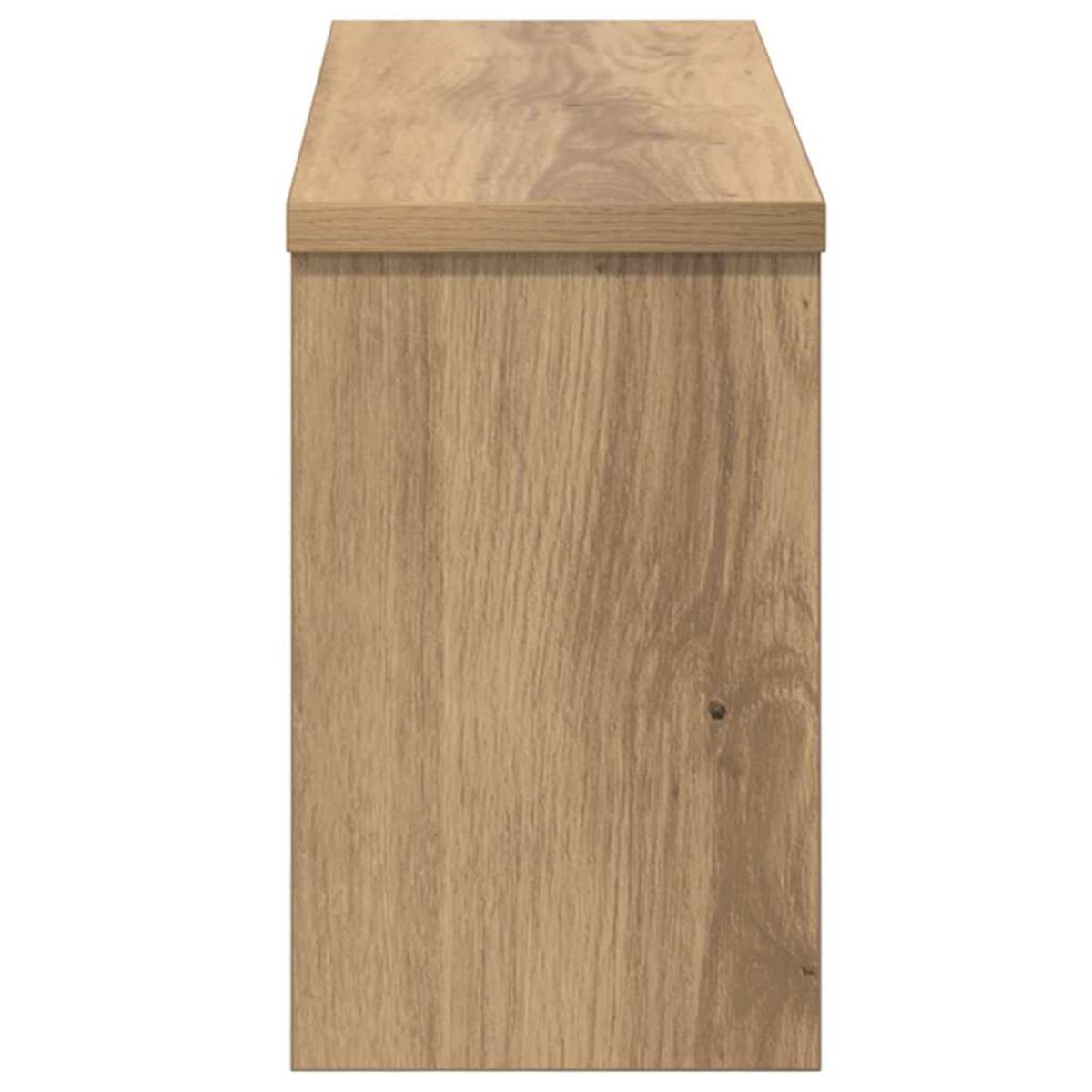 vidaXL Τοίχου Κρεμάστρα Επιτοίχιο Artisan Oak 50 x 16 x 26 εκ