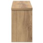 vidaXL Τοίχου Κρεμάστρα Επιτοίχιο Artisan Oak 50 x 16 x 26 εκ