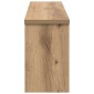 vidaXL Τοίχου Κρεμάστρα Επιτοίχιο Artisan Oak 75 x 16 x 26 εκ