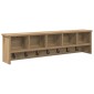 vidaXL Τοίχου Κρεμάστρα Επιτοίχιο Artisan Oak 100 x 16 x 26 εκ