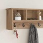 vidaXL Τοίχου Κρεμάστρα Επιτοίχιο Artisan Oak 100 x 16 x 26 εκ