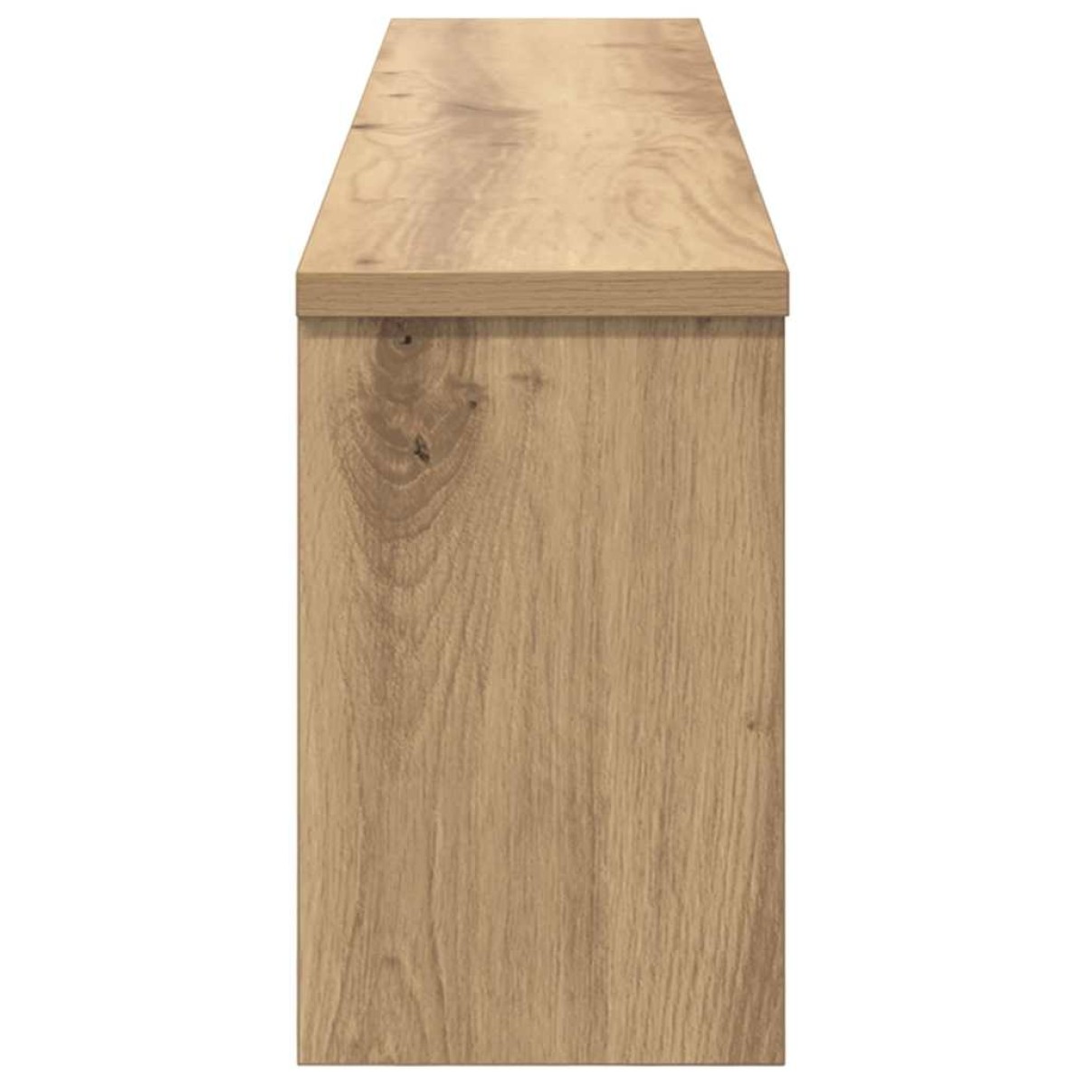 vidaXL Τοίχου Κρεμάστρα Επιτοίχιο Artisan Oak 100 x 16 x 26 εκ