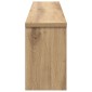 vidaXL Τοίχου Κρεμάστρα Επιτοίχιο Artisan Oak 100 x 16 x 26 εκ