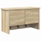 vidaXL Τοίχου Κρεμάστρα Επιτοίχιο Δρύς Sonoma 50 x 20 x 30 εκ.