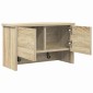 vidaXL Τοίχου Κρεμάστρα Επιτοίχιο Δρύς Sonoma 50 x 20 x 30 εκ.