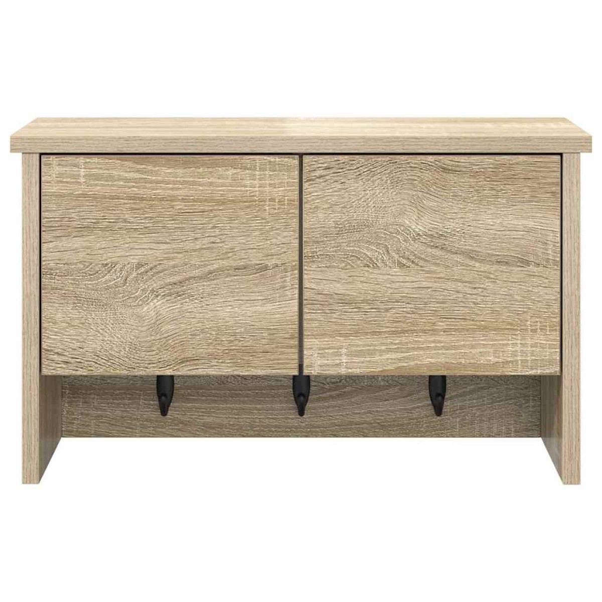 vidaXL Τοίχου Κρεμάστρα Επιτοίχιο Δρύς Sonoma 50 x 20 x 30 εκ.