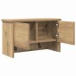 vidaXL Τοίχου Κρεμάστρα Επιτοίχιο Artisan Oak 50 x 20 x 30 εκ.