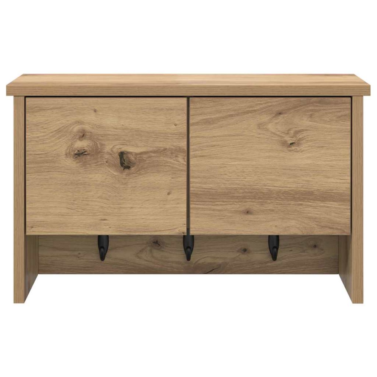 vidaXL Τοίχου Κρεμάστρα Επιτοίχιο Artisan Oak 50 x 20 x 30 εκ.