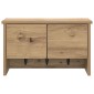 vidaXL Τοίχου Κρεμάστρα Επιτοίχιο Artisan Oak 50 x 20 x 30 εκ.