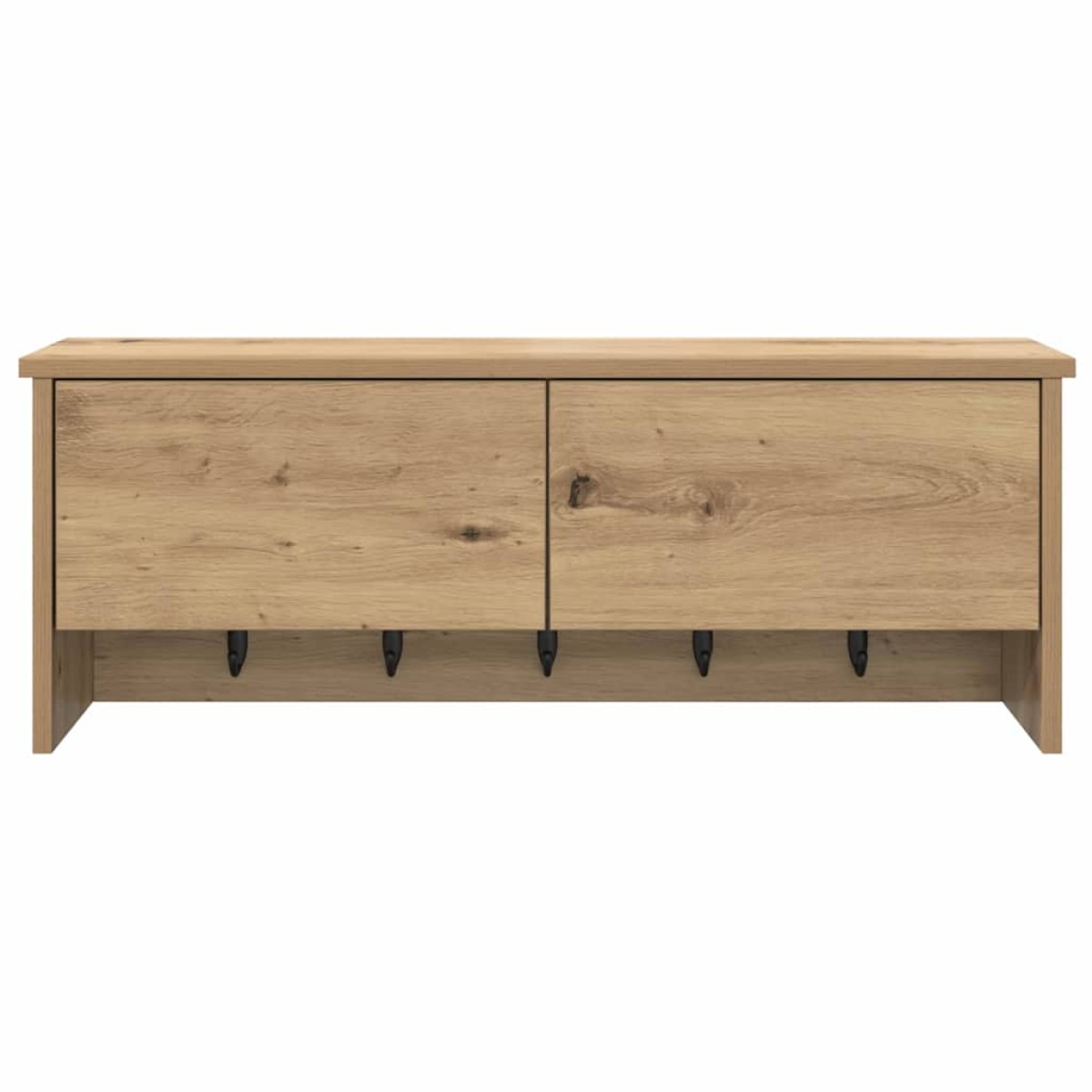 vidaXL Τοίχου Κρεμάστρα Επιτοίχιο Artisan Oak 80 x 20 x 30 cm