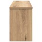 vidaXL Τοίχου Κρεμάστρα Επιτοίχιο Artisan Oak 80 x 20 x 30 cm