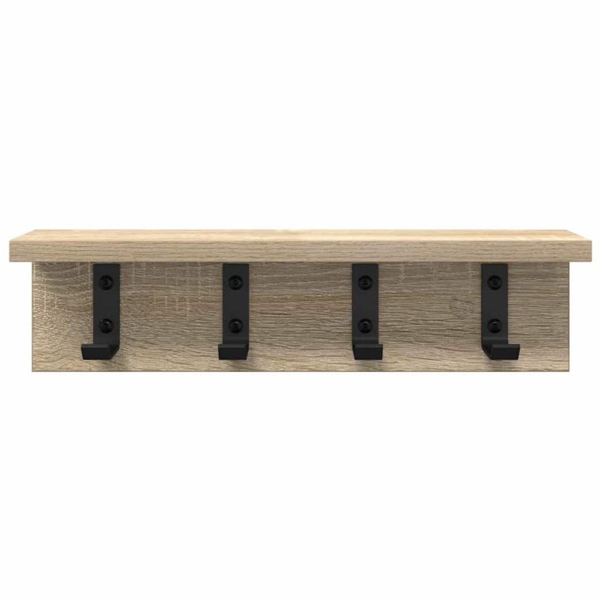 vidaXL Τοίχου Κρεμάστρα Επιτοίχιο Δρύς Sonoma 40 x 10,5 x 10,5 εκ