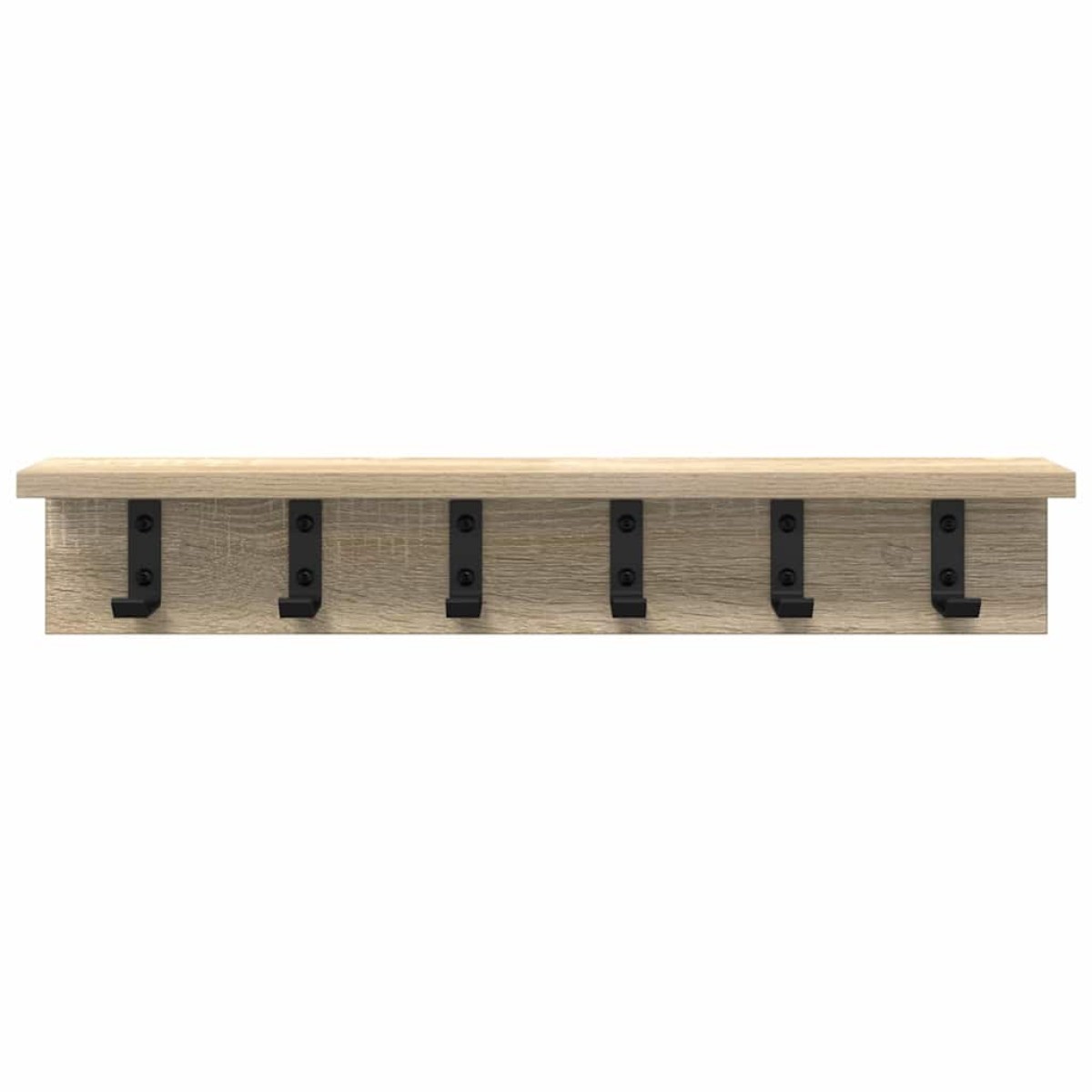 vidaXL Τοίχου Κρεμάστρα Επιτοίχιο Δρύς Sonoma 60 x 10,5 x 10,5 εκ