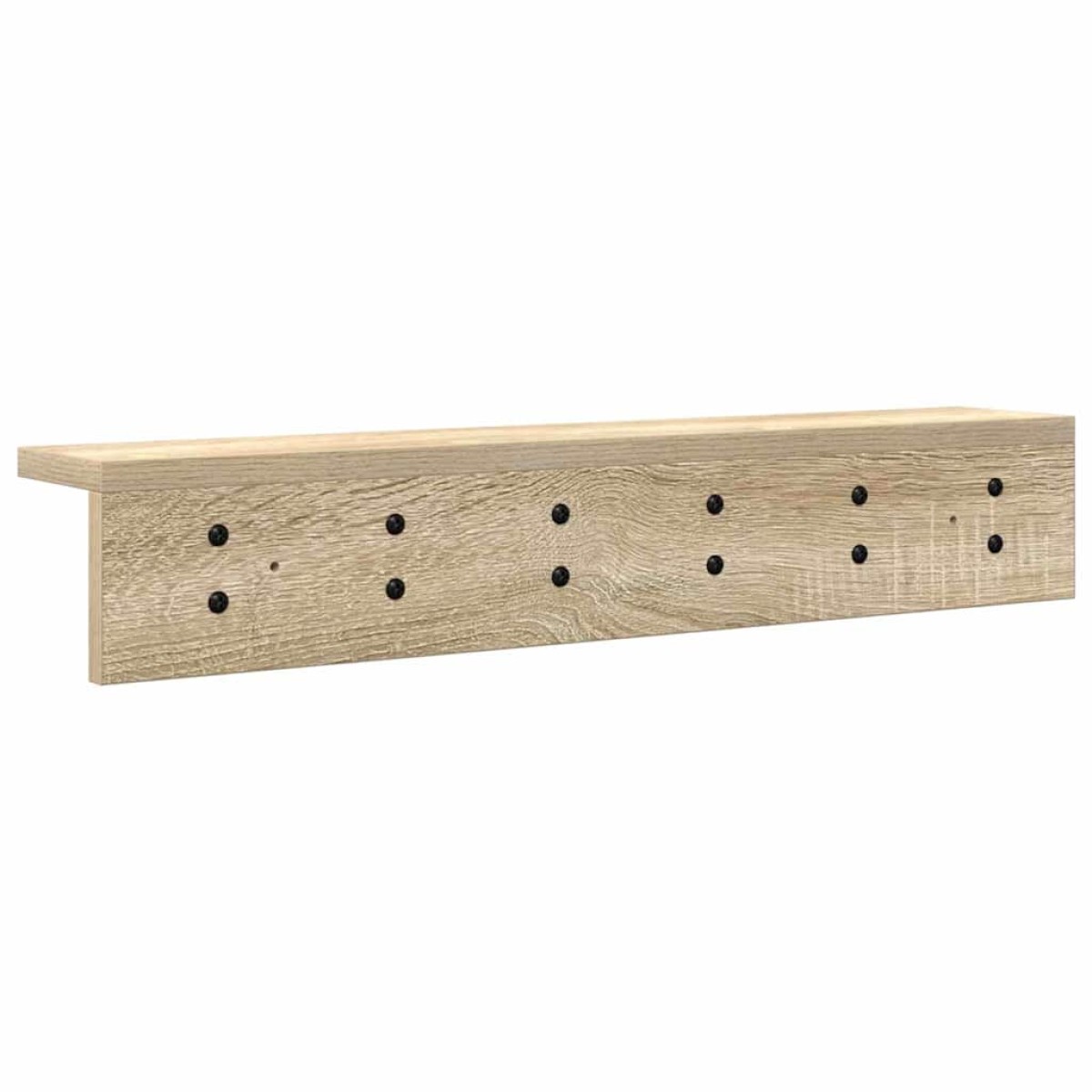 vidaXL Τοίχου Κρεμάστρα Επιτοίχιο Δρύς Sonoma 60 x 10,5 x 10,5 εκ