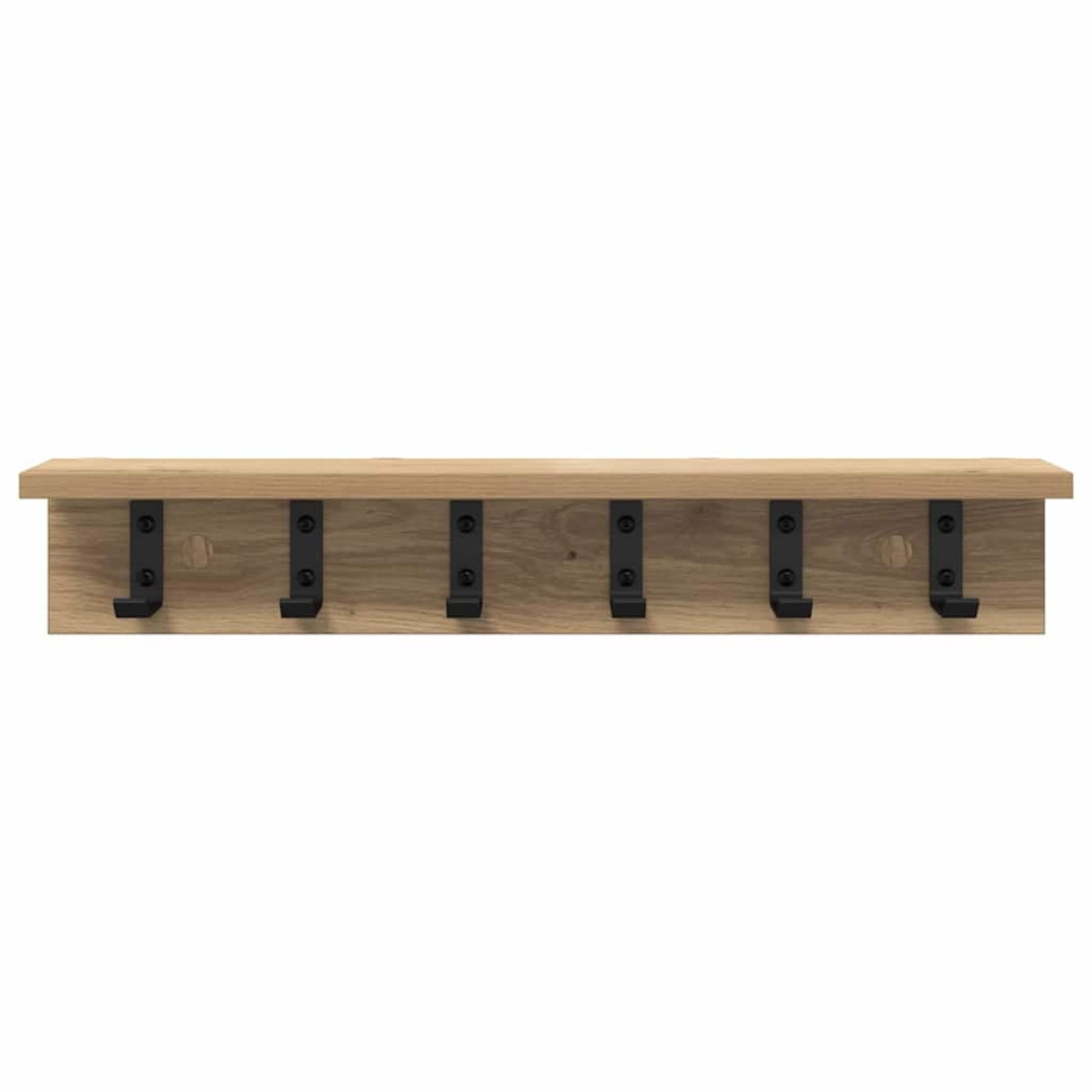 vidaXL Τοίχου Κρεμάστρα Επιτοίχιο Artisan Oak 60 x 10,5 x 10,5 εκ