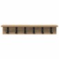 vidaXL Τοίχου Κρεμάστρα Επιτοίχιο Artisan Oak 60 x 10,5 x 10,5 εκ