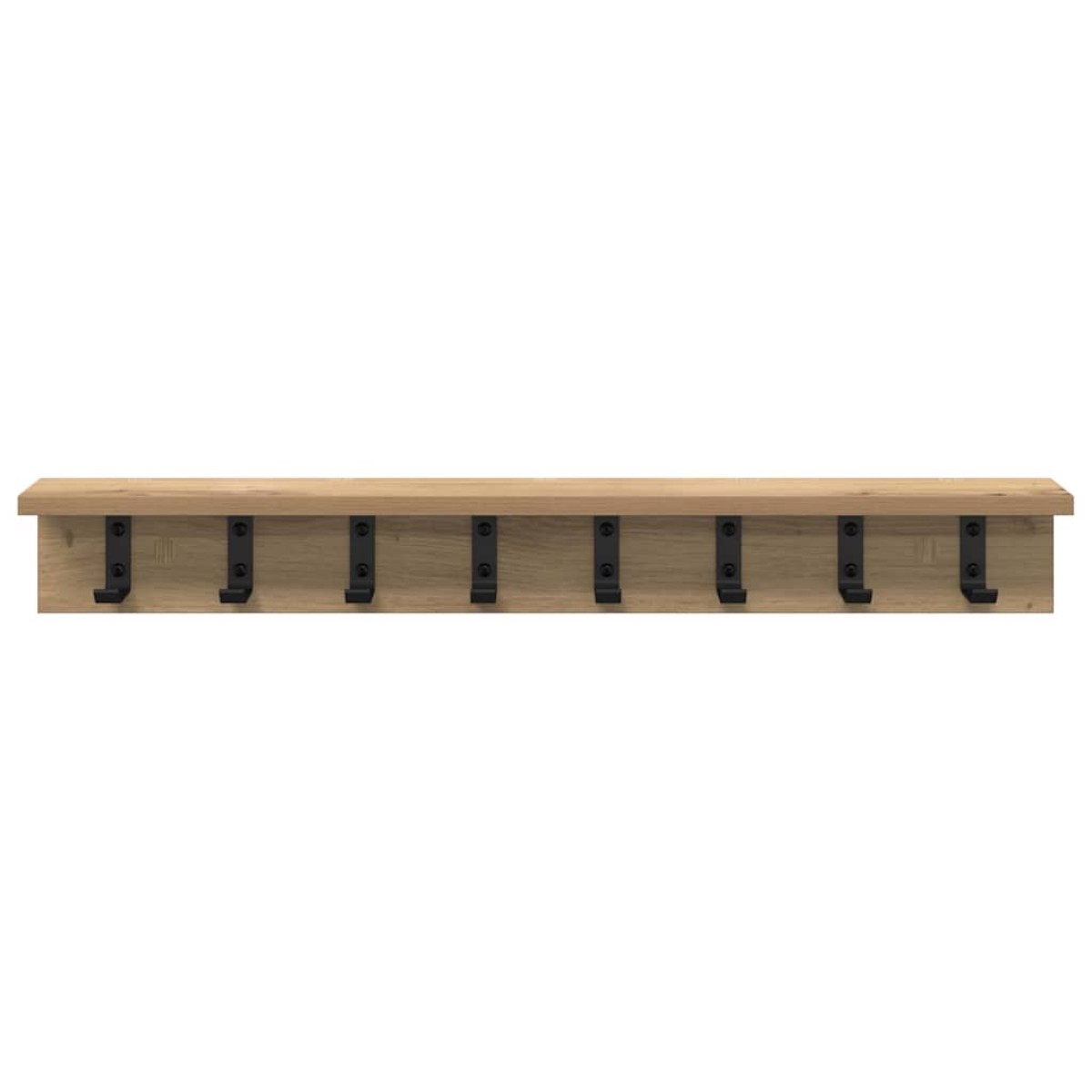 vidaXL Τοίχου Κρεμάστρα Επιτοίχιο Artisan Oak 80 x 10,5 x 10,5 εκ