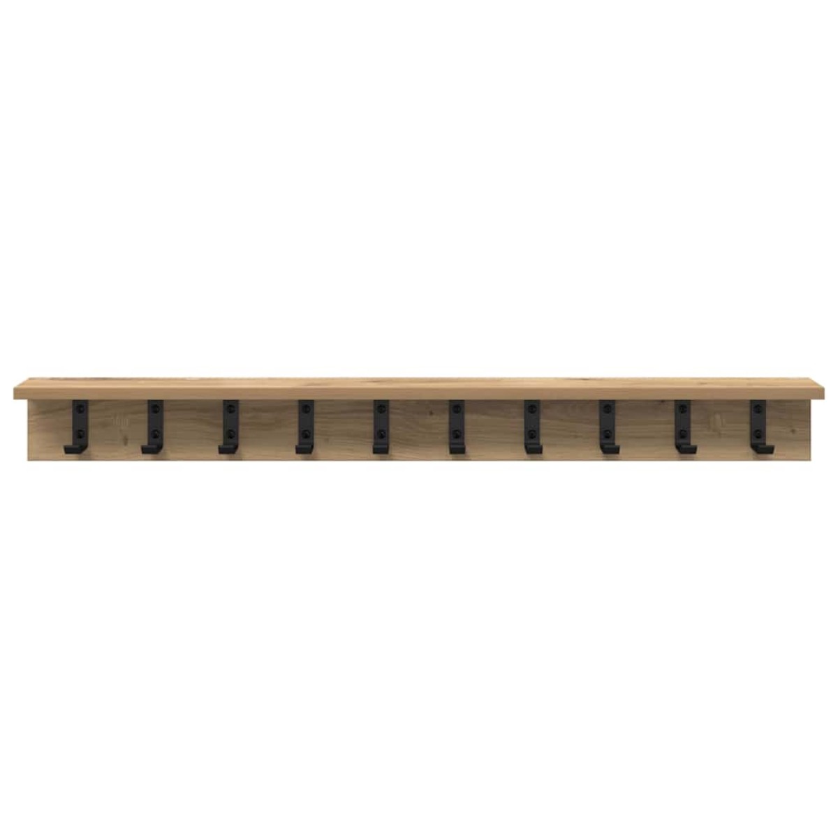 vidaXL Τοίχου Κρεμάστρα Επιτοίχιο Artisan Oak 100 x 10,5 x 10,5 εκ