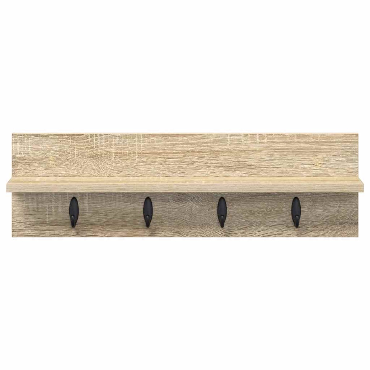 vidaXL Τοίχου Κρεμάστρα Επιτοίχιο Δρύς Sonoma 60 x 10,5 x 18 εκ