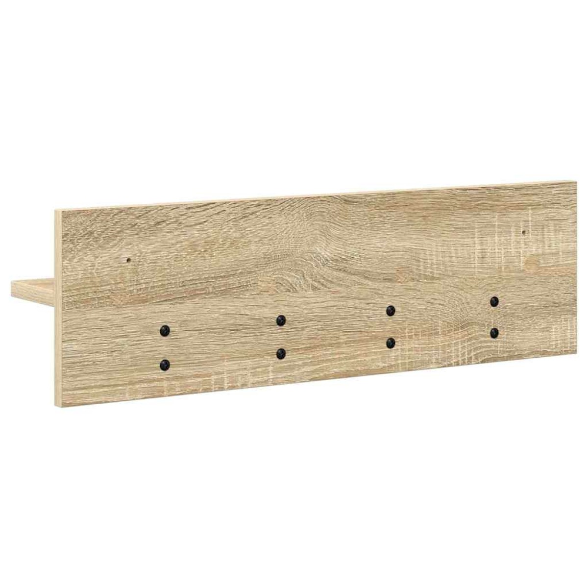 vidaXL Τοίχου Κρεμάστρα Επιτοίχιο Δρύς Sonoma 60 x 10,5 x 18 εκ