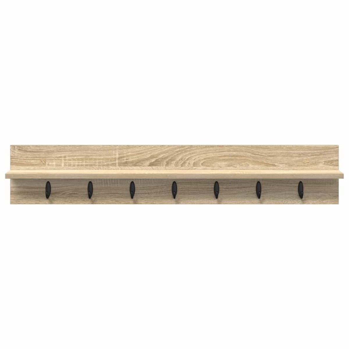 vidaXL Τοίχου Κρεμάστρα Επιτοίχιο Δρύς Sonoma 100 x 10,5 x 18 εκ