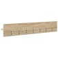 vidaXL Τοίχου Κρεμάστρα Επιτοίχιο Δρύς Sonoma 100 x 10,5 x 18 εκ