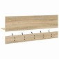 vidaXL Τοίχου Κρεμάστρα Επιτοίχιο Δρύς Sonoma 90 x 15 x 36 εκ.
