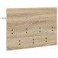 vidaXL Τοίχου Κρεμάστρα Επιτοίχιο Δρύς Sonoma 60 x 40 x 12 cm