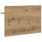 vidaXL Τοίχου Κρεμάστρα Επιτοίχιο Artisan Oak 60 x 40 x 12 cm