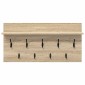 vidaXL Τοίχου Κρεμάστρα Επιτοίχιο Δρύς Sonoma 80 x 40 x 12 cm