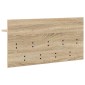 vidaXL Τοίχου Κρεμάστρα Επιτοίχιο Δρύς Sonoma 80 x 40 x 12 cm