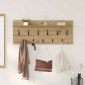 vidaXL Τοίχου Κρεμάστρα Επιτοίχιο Artisan Oak 100 x 40 x 12 εκ