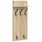 vidaXL Τοίχου Κρεμάστρα Επιτοίχιο Δρύς Sonoma 40 x 10 x 90 εκ.