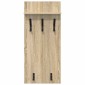 vidaXL Τοίχου Κρεμάστρα Επιτοίχιο Δρύς Sonoma 40 x 10 x 90 εκ.