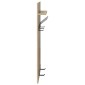 vidaXL Τοίχου Κρεμάστρα Επιτοίχιο Δρύς Sonoma 40 x 10 x 90 εκ.