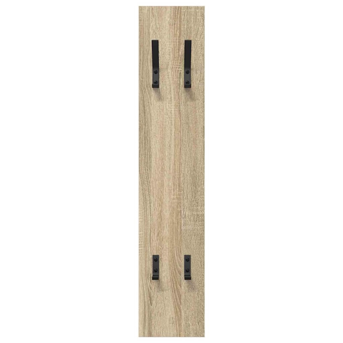 vidaXL Τοίχου Κρεμάστρα Επιτοίχιο Δρύς Sonoma 20 x 1,5 x 100 εκ