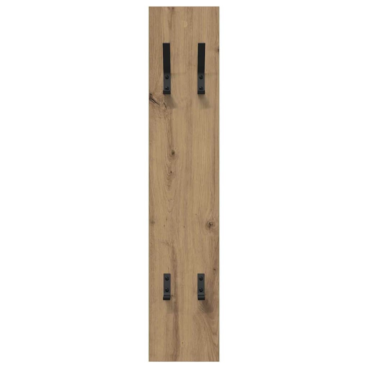 vidaXL Τοίχου Κρεμάστρα Επιτοίχιο Artisan Oak 20 x 1,5 x 100 εκ